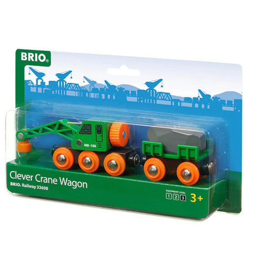 Brio Train Clever Crane Wagon
