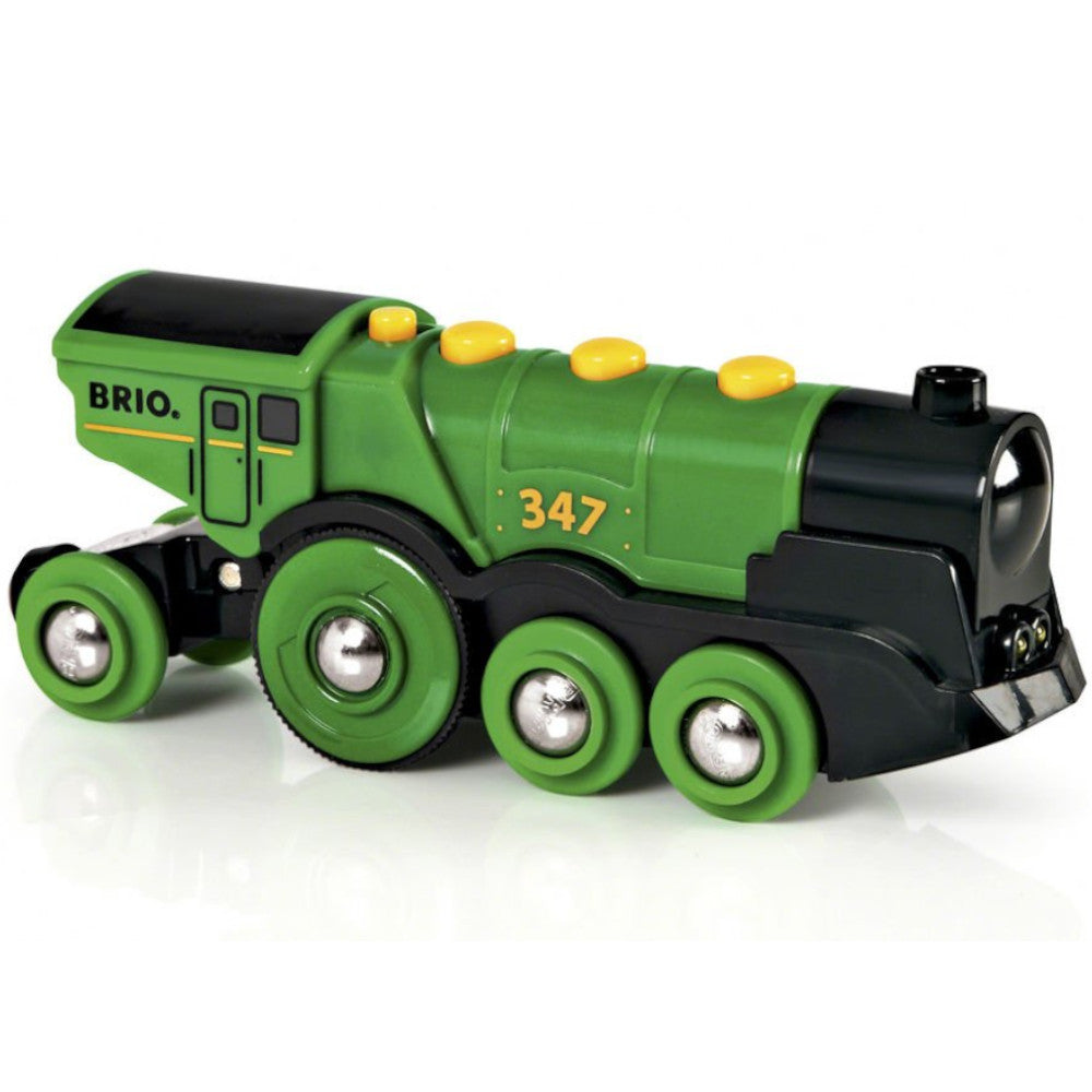 Brio Big Green Action Locomotive Battery Powered 1