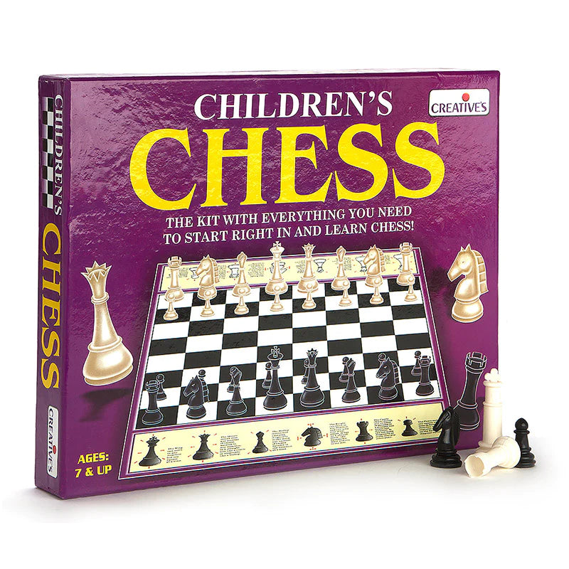 Childrens chess board game