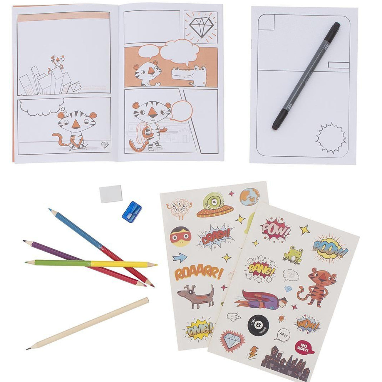 Tiger Tribe Comic Book Kit 1