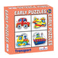 Creatives Puzzle Early Transport 4 Puzzles 3,4,5,6pcs