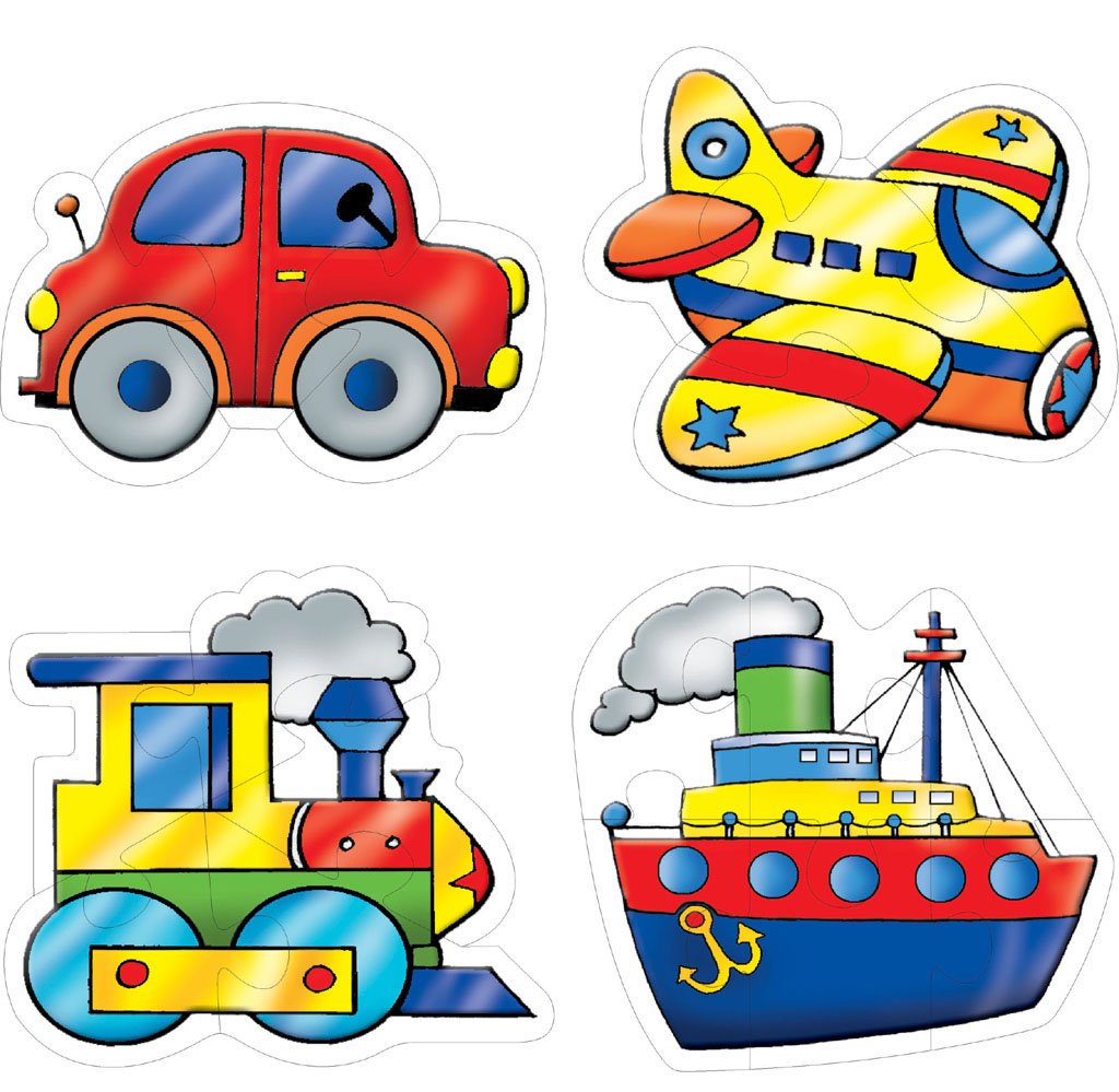 Creatives Puzzle Early Transport 4 Puzzles 3,4,5,6pcs
