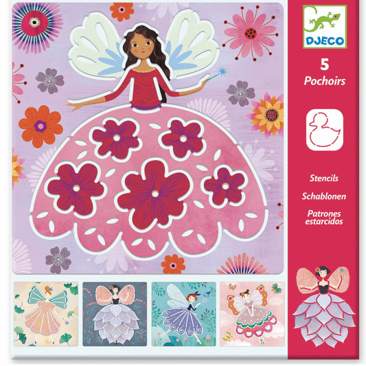 Djeco Stencils Fairies