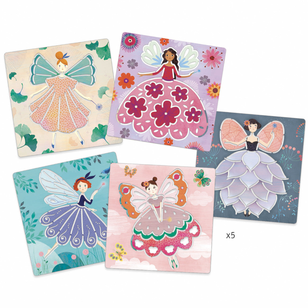 Djeco Stencils Fairies 1