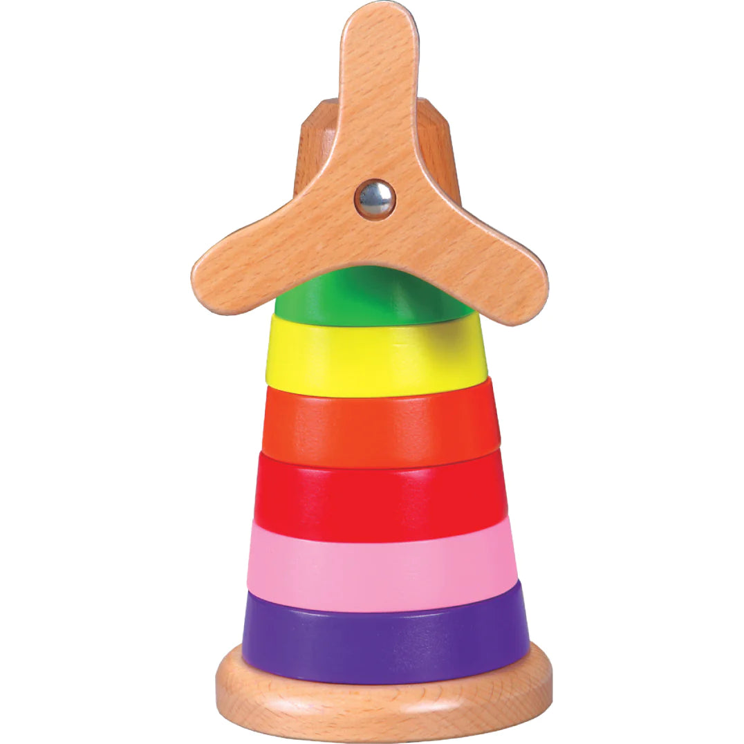 Discoveroo windmill stackeroo wooden