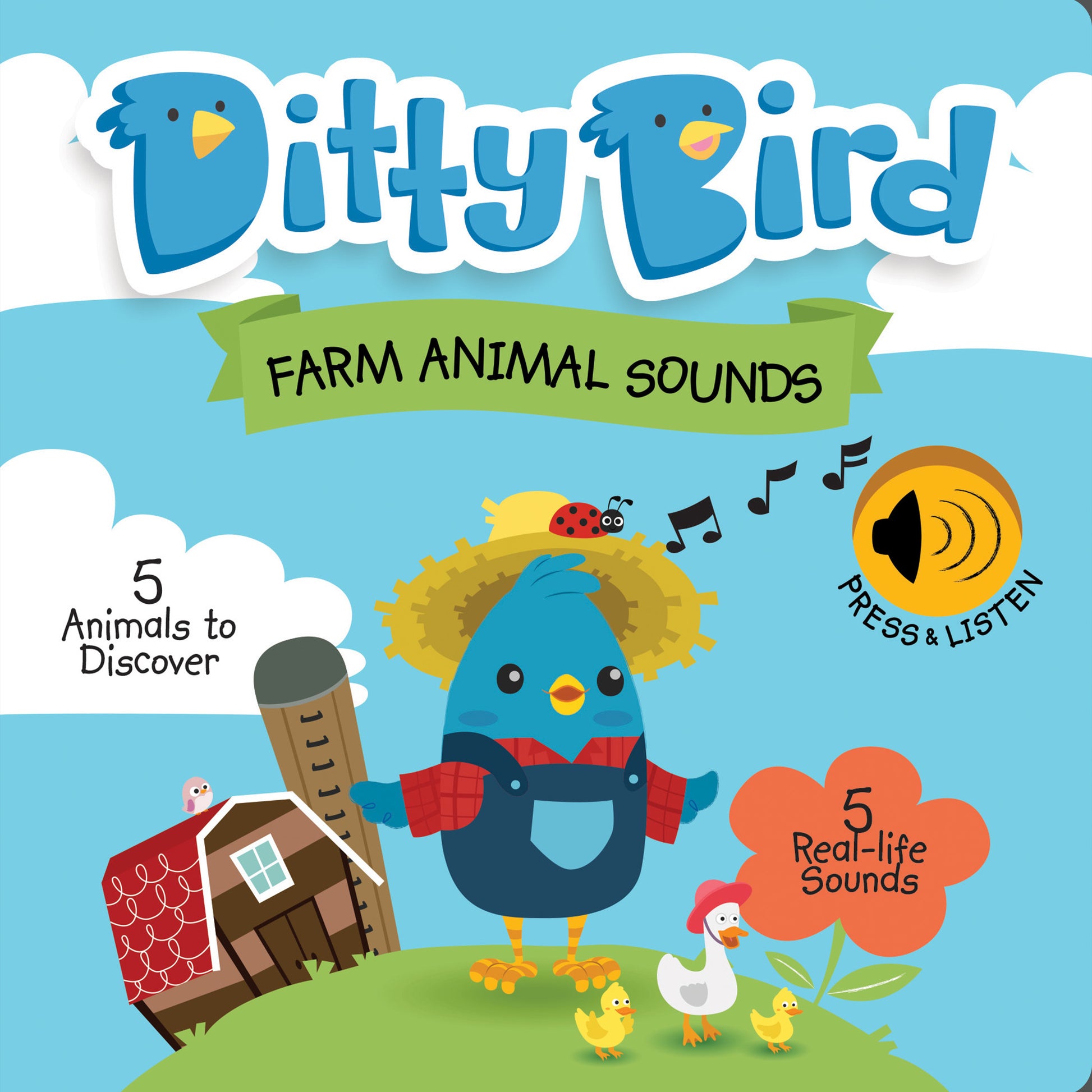 Ditty Bird Farm Animal Sounds Book