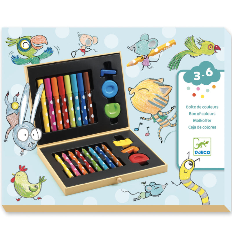 Djeco Box of Colours for Little Ones 1
