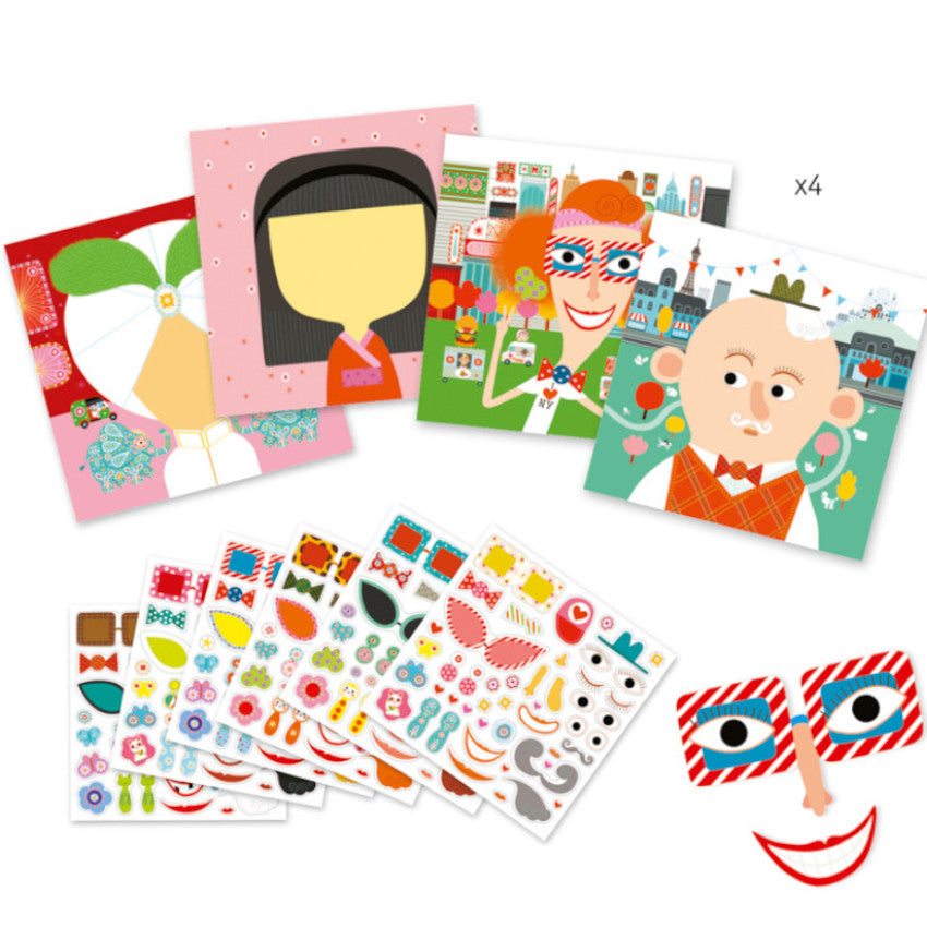Djeco Create with Stickers 6
