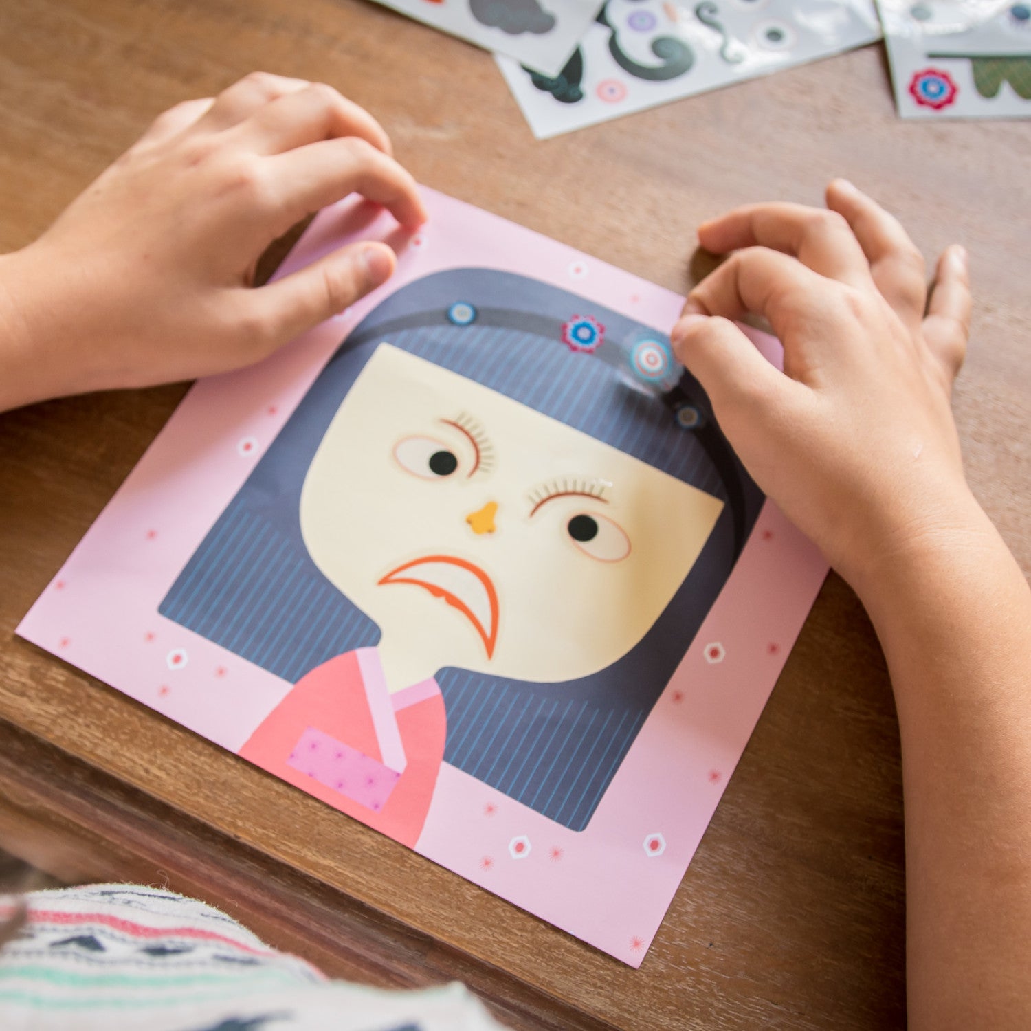 Djeco Create with Stickers 8