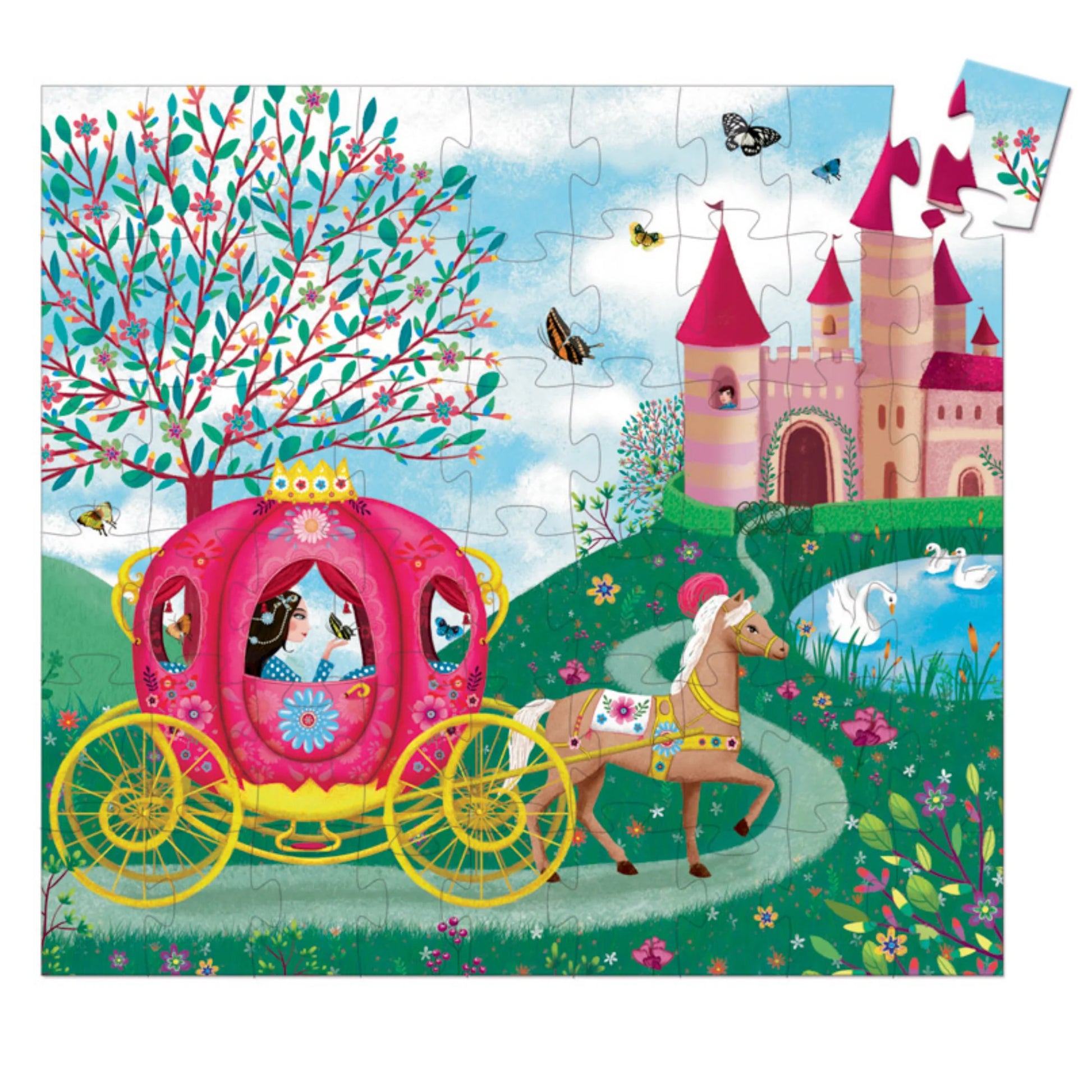 Djeco Puzzle Elise's Carriage 54pc