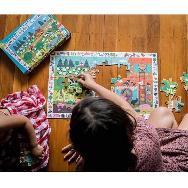 Djeco Puzzle Observation On The Farm 35pc