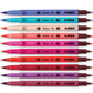 Djeco Felt Brushes Purples/Pinks/Reds Pk 10
