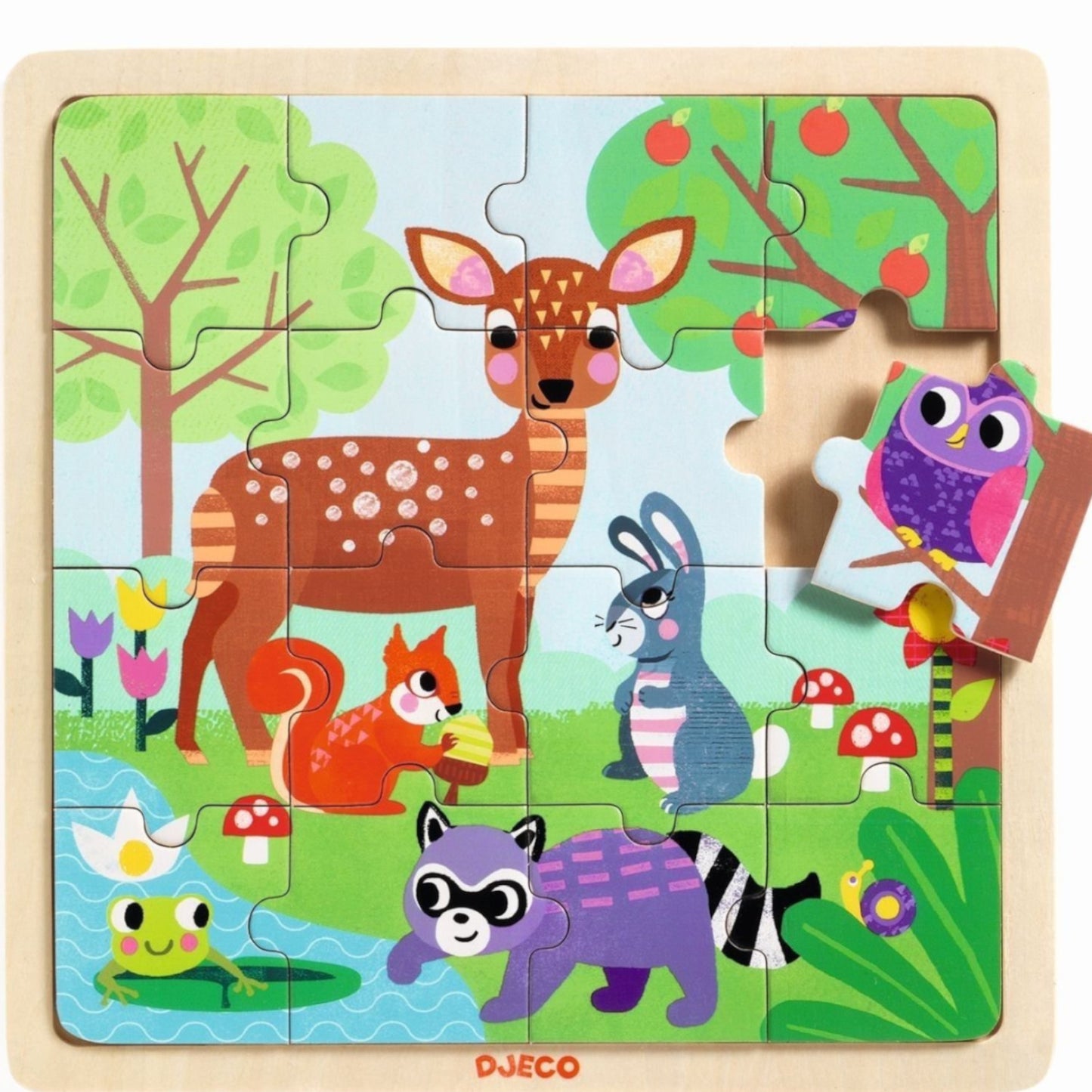 Djeco Puzzle Forest 16pc