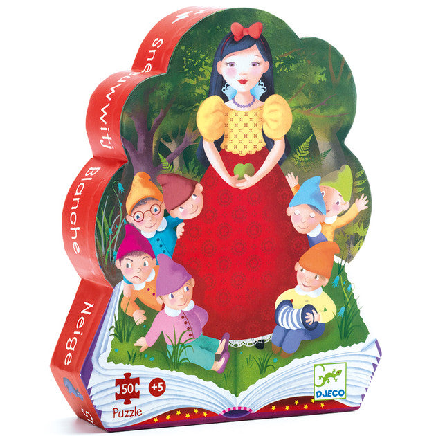 Djeco Puzzle Snow White 50pc - K and K Creative Toys