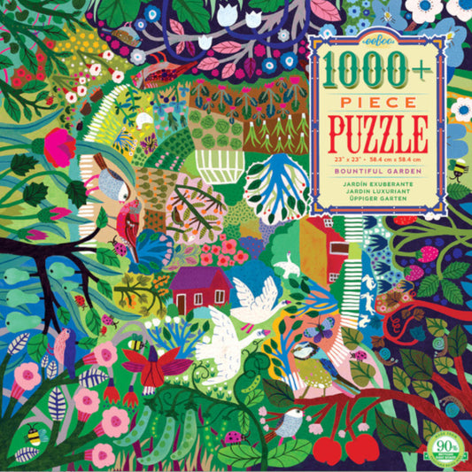 Eeboo Puzzle Bountiful Garden 1008pc