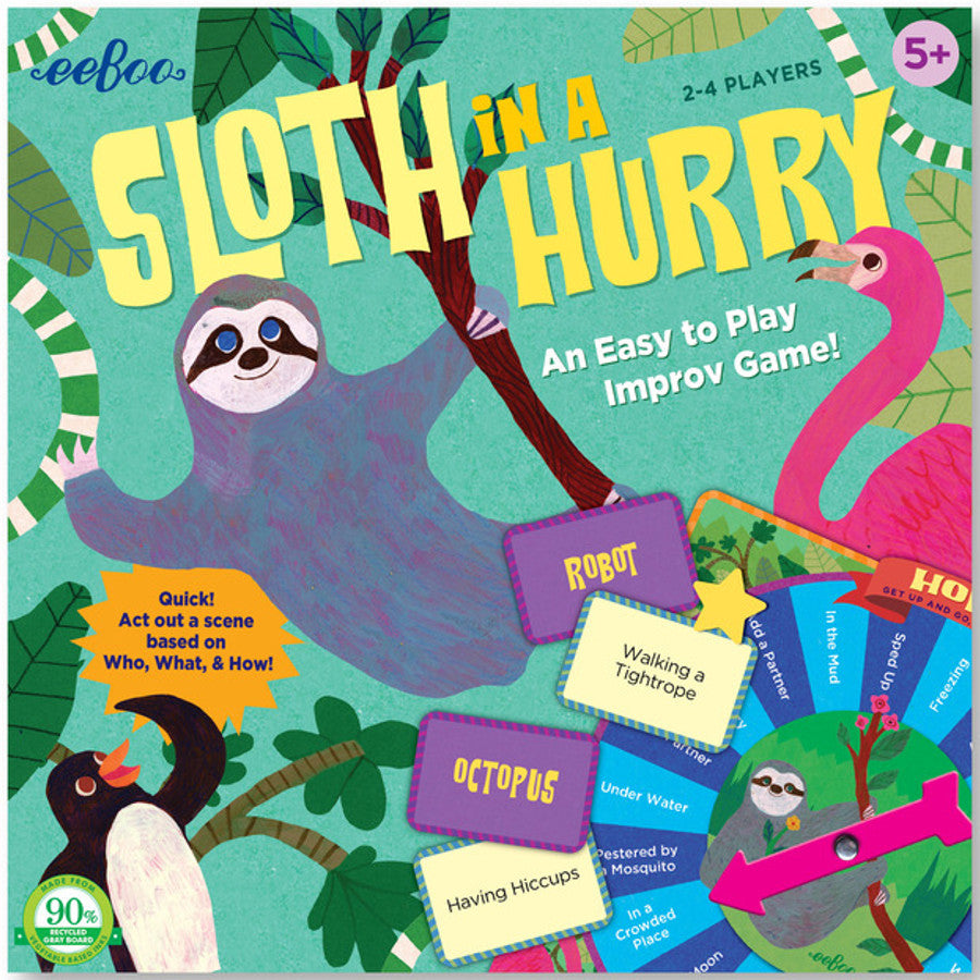 Eeboo Sloth in a Hurry Game - K and K Creative Toys