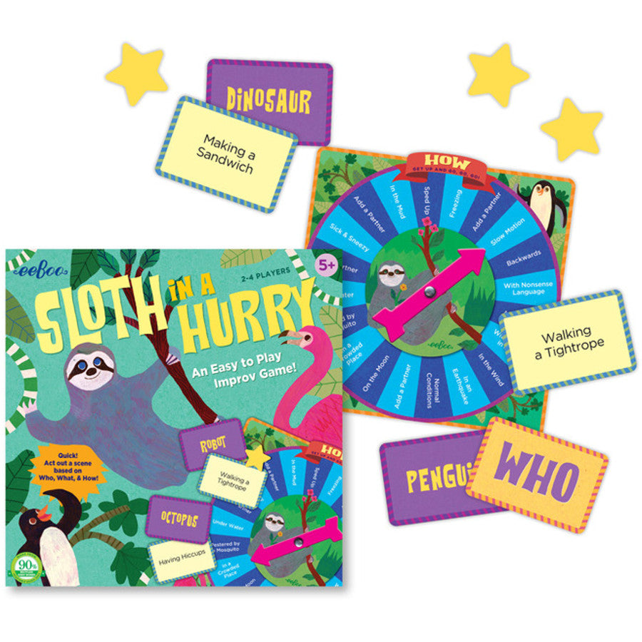 Eeboo Sloth in a Hurry Game - K and K Creative Toys