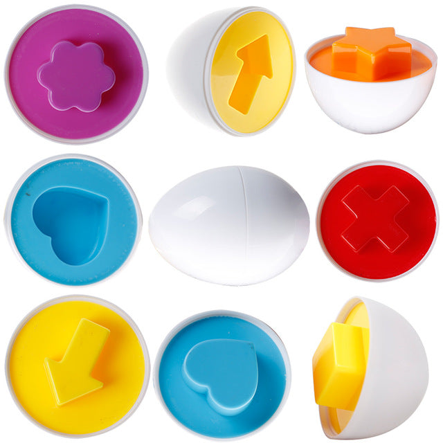 Egg Carton Shape Sorter 6pcs - K and K Creative Toys