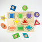 Everearth wooden puzzle 8pcs