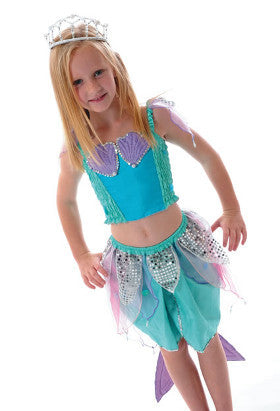 Fairy Girls Dress Up Mermaid Blue - K and K Creative Toys
