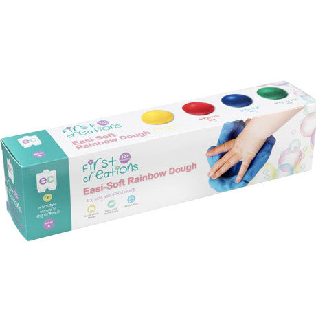 First Creations Play Dough Easi Soft Rainbow Dough - K and K Creative Toys