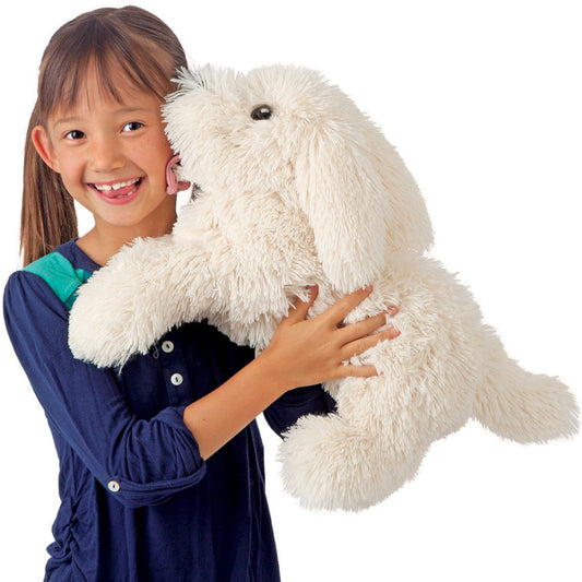 Folkmanis Hand Puppet Dog Panting Pup 1