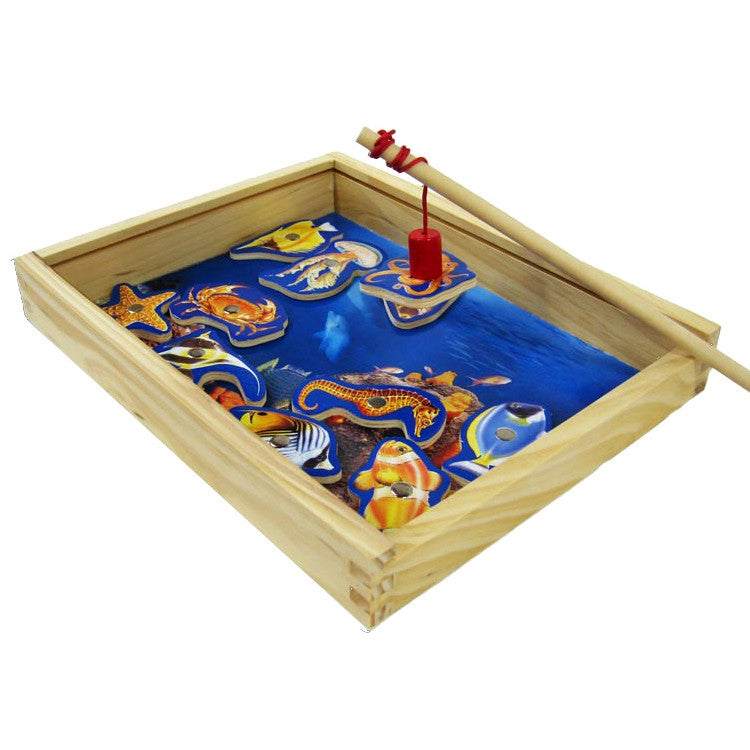 Fun Factory Magnetic Fishing Game Wooden - K and K Creative Toys