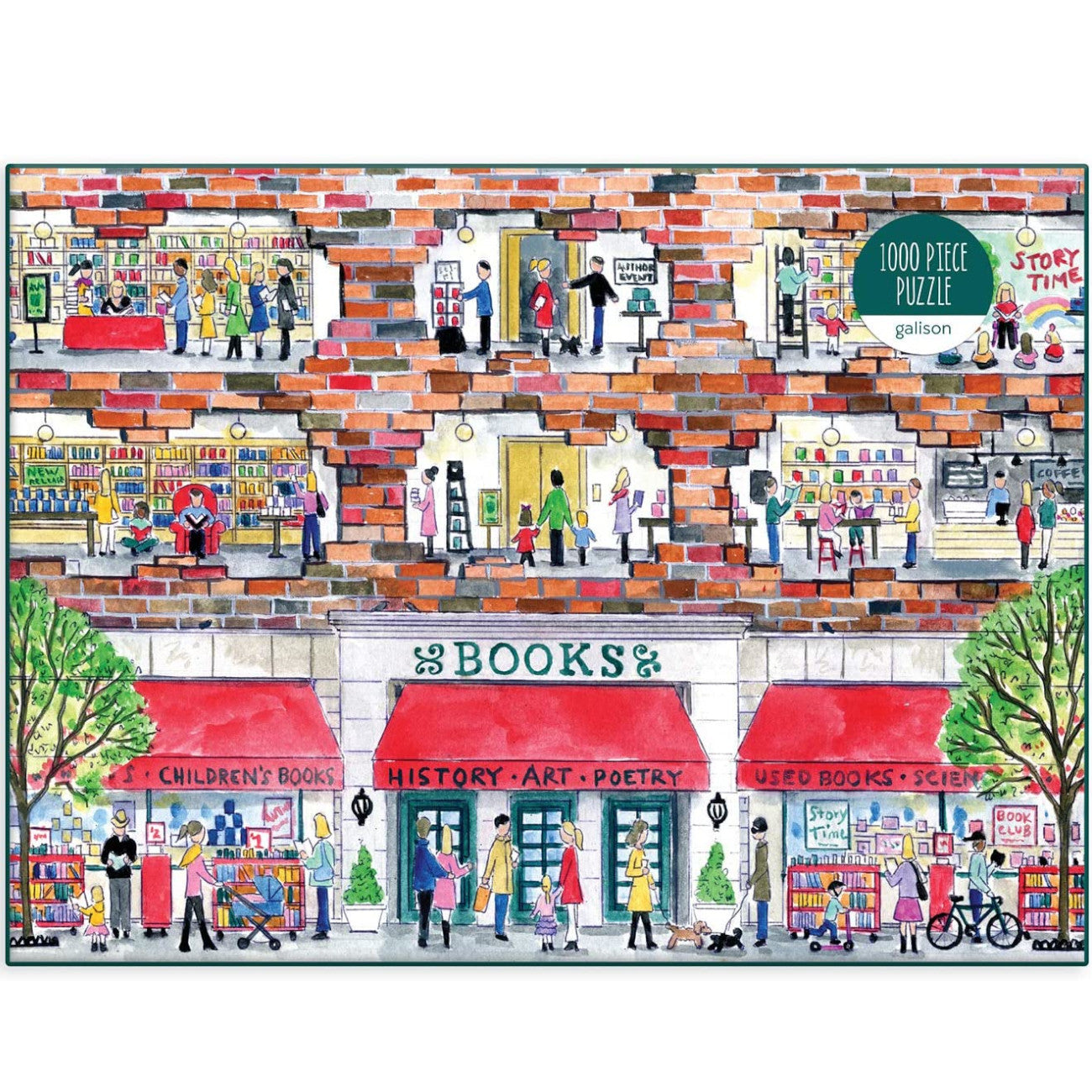Gallison Puzzle Day at the Bookstore 1,000 pc 4