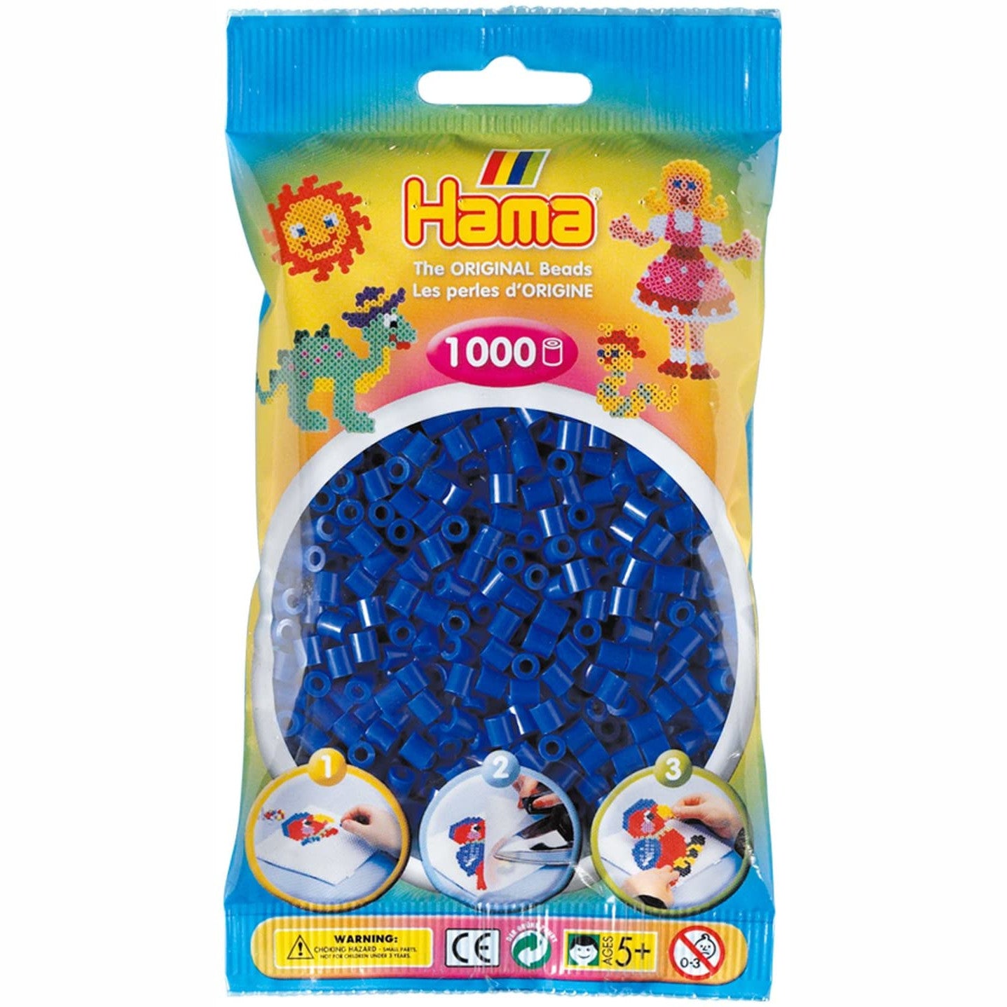Hama Beads Bag Blue 1,000