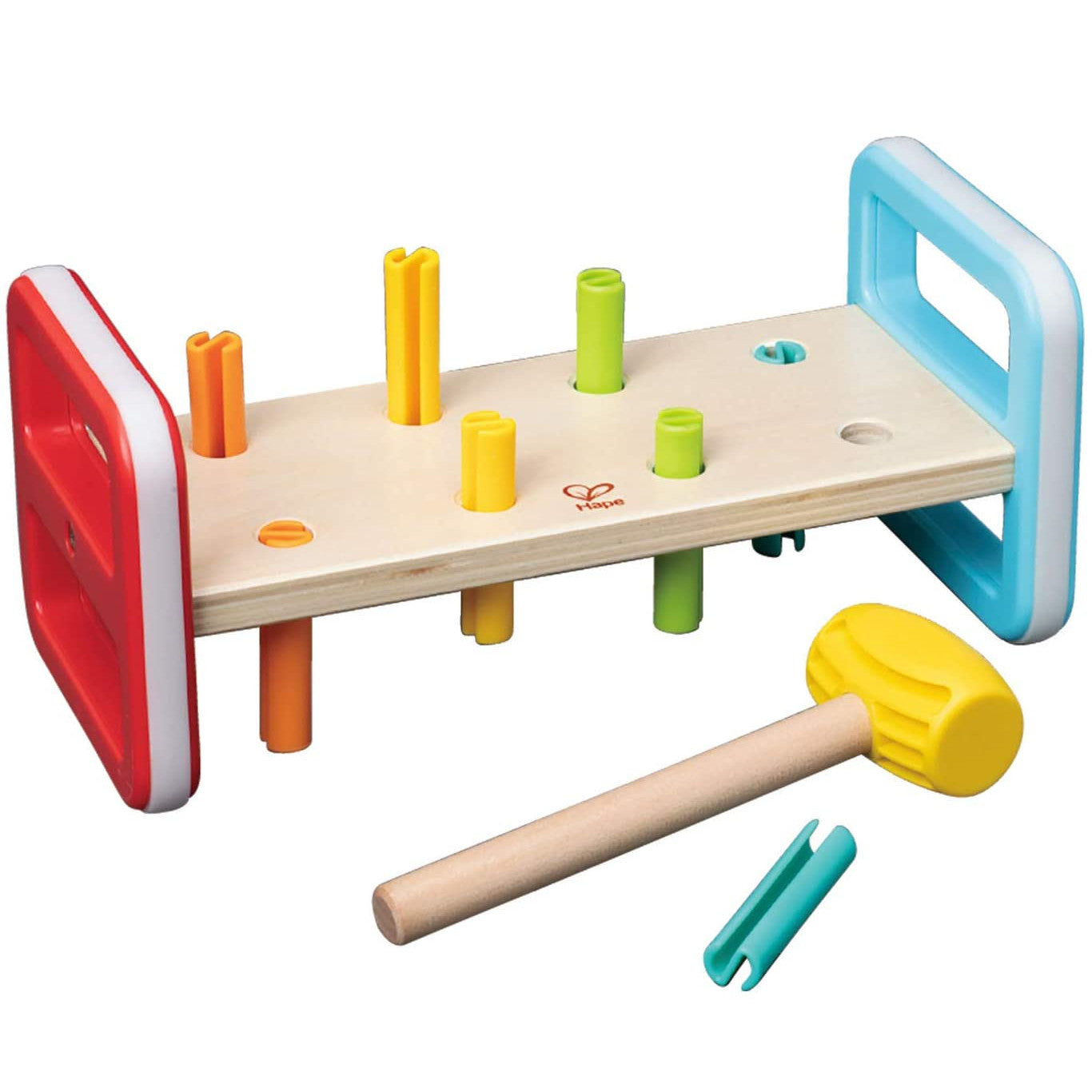 Hape Pounder Rainbow Wooden and Plastic 2