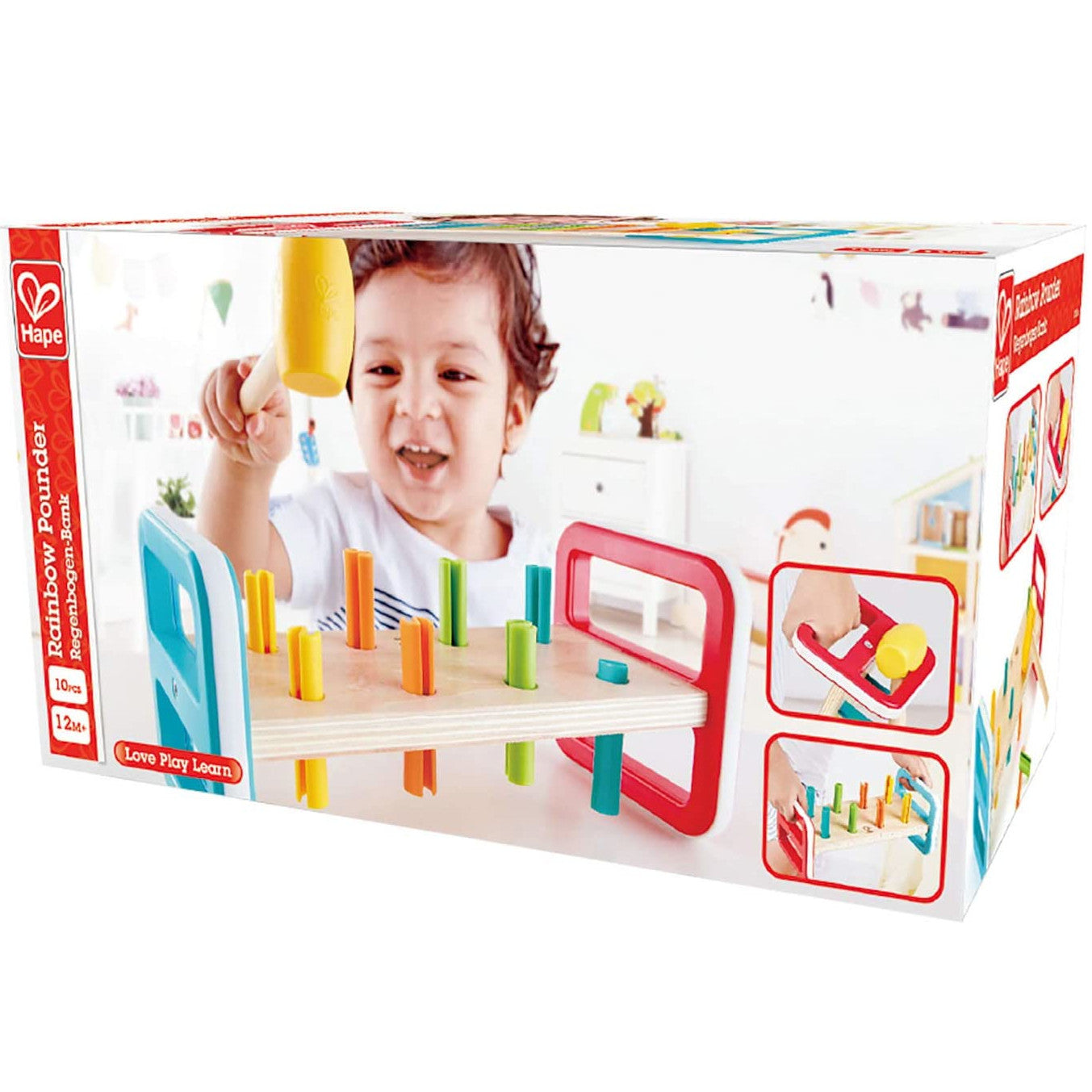 Hape Pounder Rainbow Wooden and Plastic