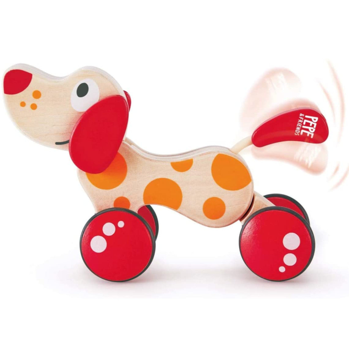 Hape Pull A Long Pepe Puppy Wooden