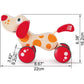 Hape Pull A Long Pepe Puppy Wooden 3
