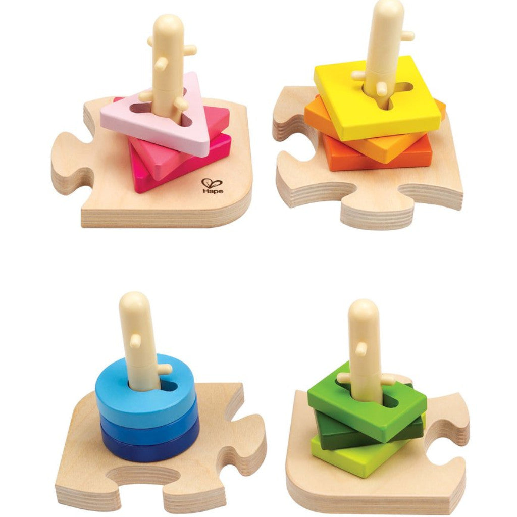 Hape Peg Puzzle 16pc Wooden 2