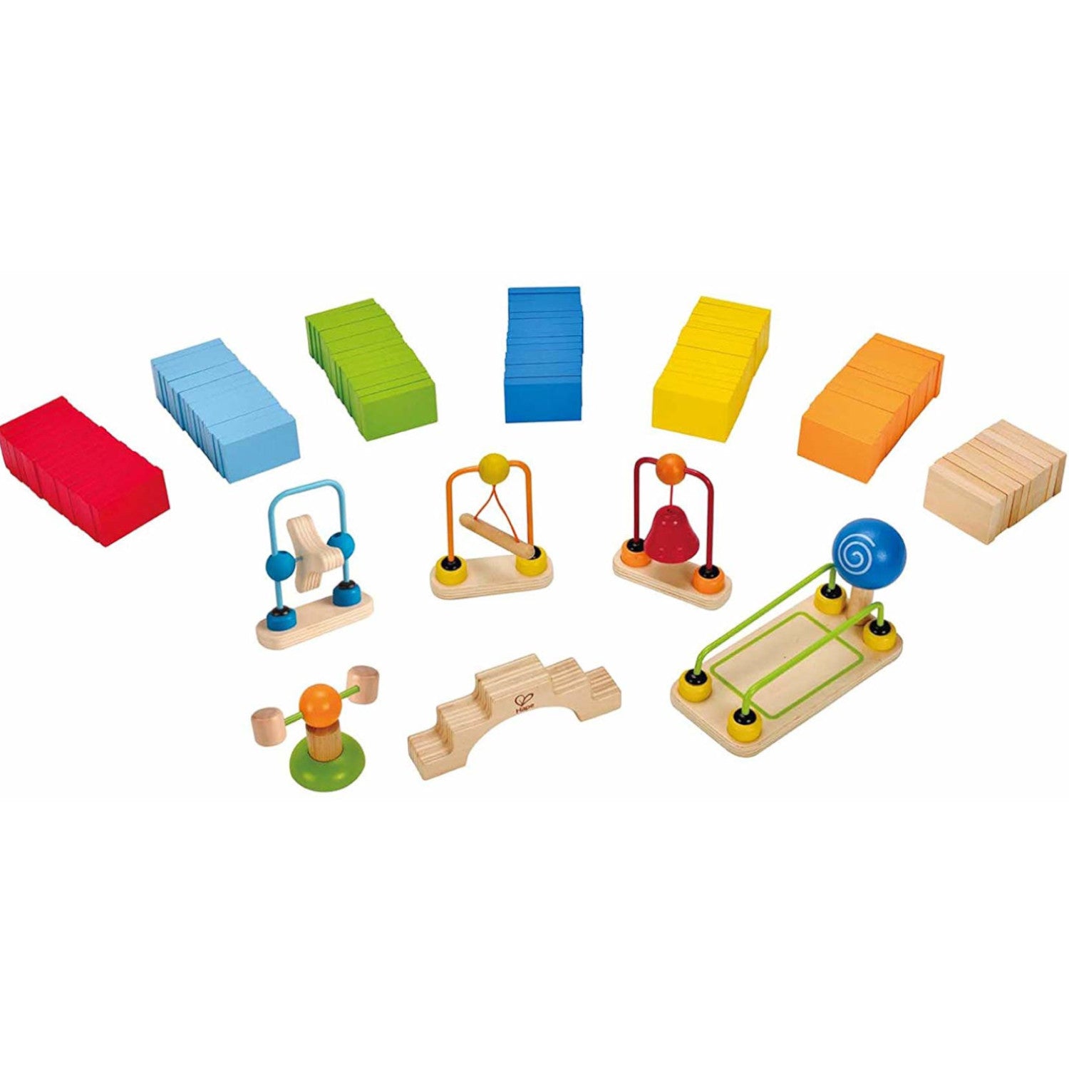 Hape Dynamo Dominoes Wooden 107pc 2