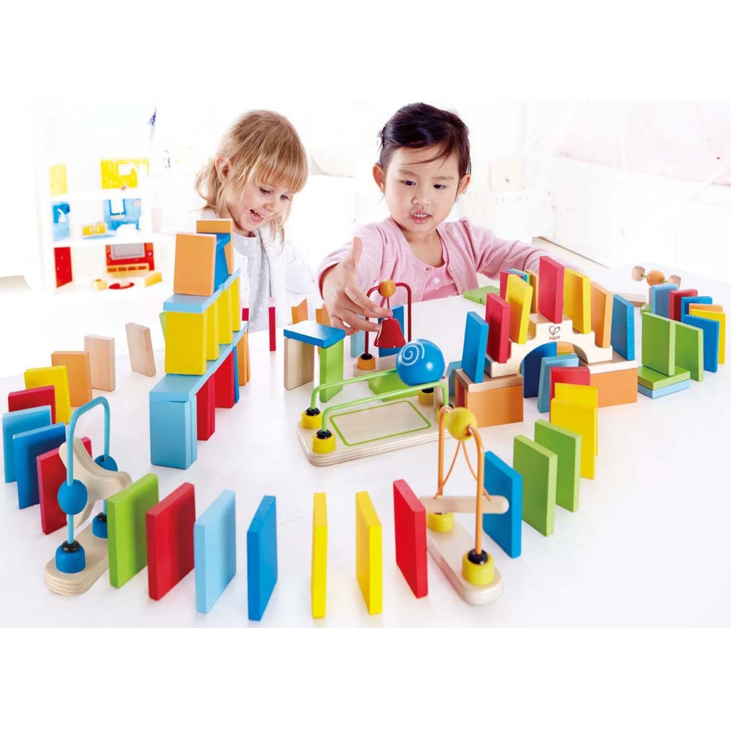 Hape Dynamo Dominoes Wooden 107pc 3
