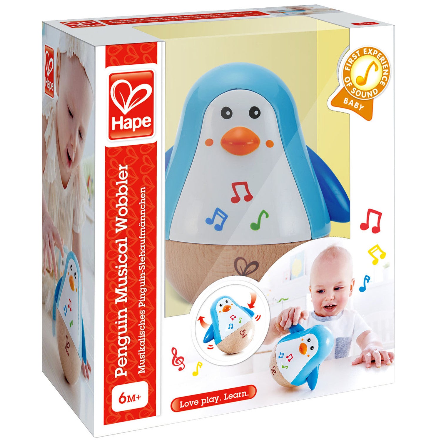 Hape Penguin Wobbler