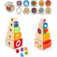 I'm Toys Activity Stackers 5 Wooden with Fabric