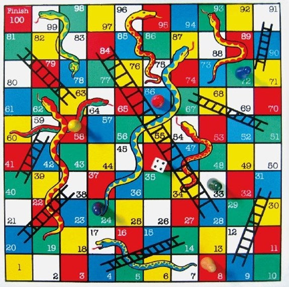 Fun Factory Snakes & Ladders