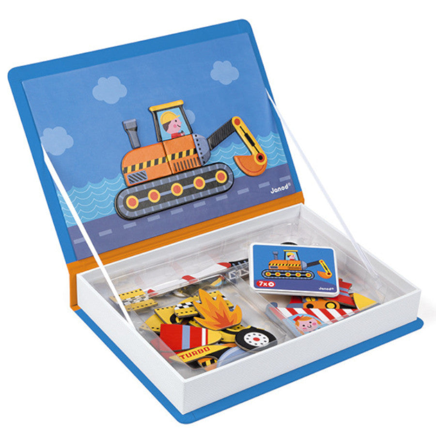 Janod Magnetibook Racers 50 Magnets 2