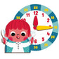 Janod Magnetic Book Learn to Tell the Time 75pc 3