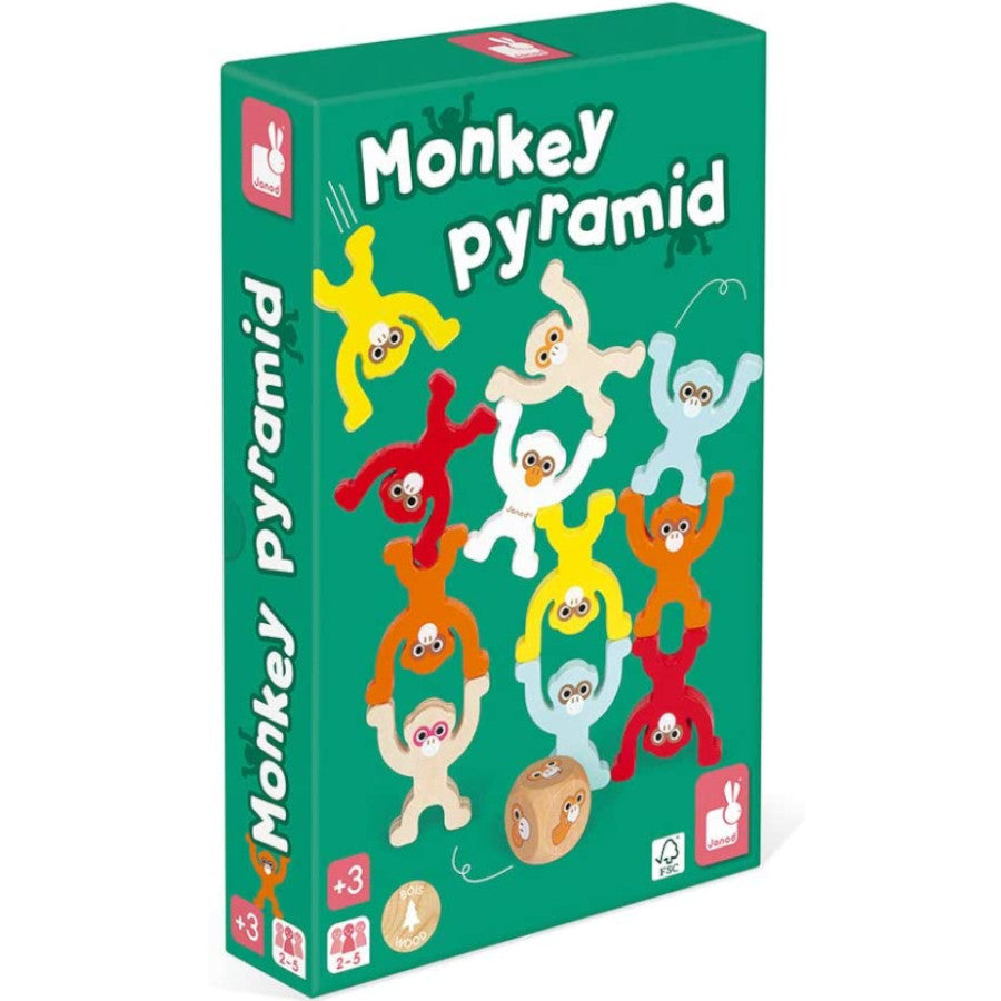 Janod Monkey Pyramid Game