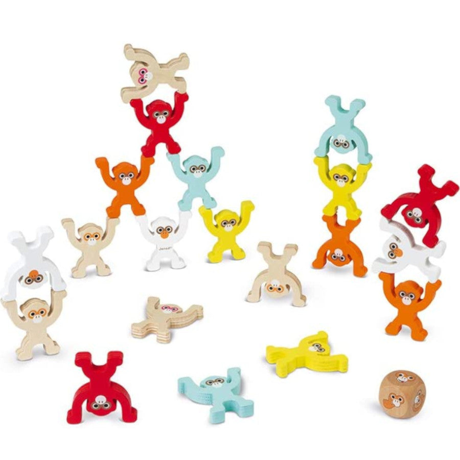 Janod Monkey Pyramid Game 2