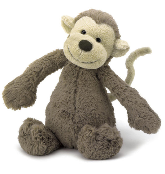 Jellycat Soft Toy Bashful Monkey Medium
