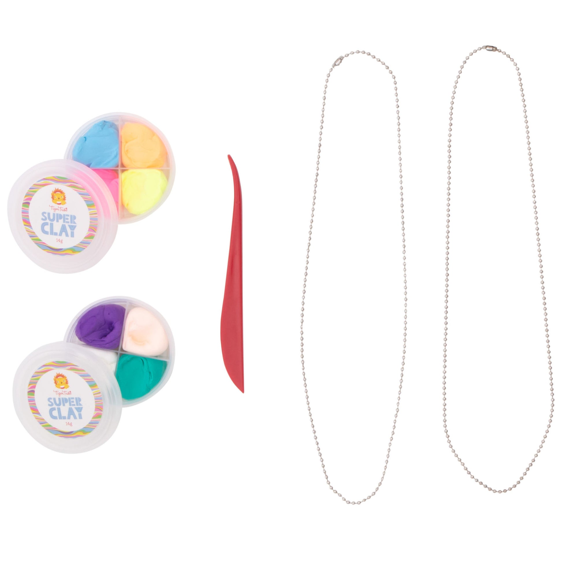 Tiger Tribe Jewellery Design Kit Super Clay Necklaces 1