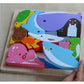 Kiddie Connect Puzzle Sea Creatures Chunky Wooden 11pc 2