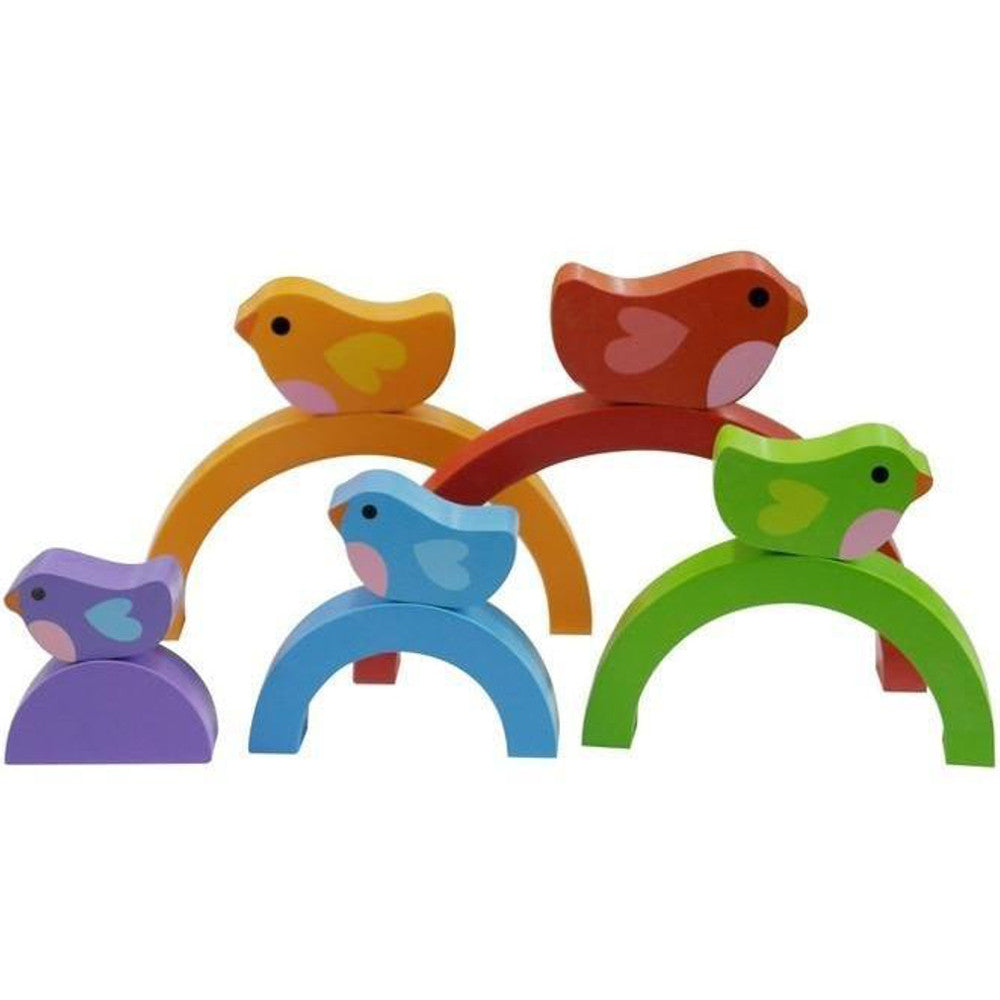 Kiddie Connect Bird and Rainbow Puzzle Wooden 3