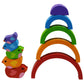 Kiddie Connect Bird and Rainbow Puzzle Wooden 4