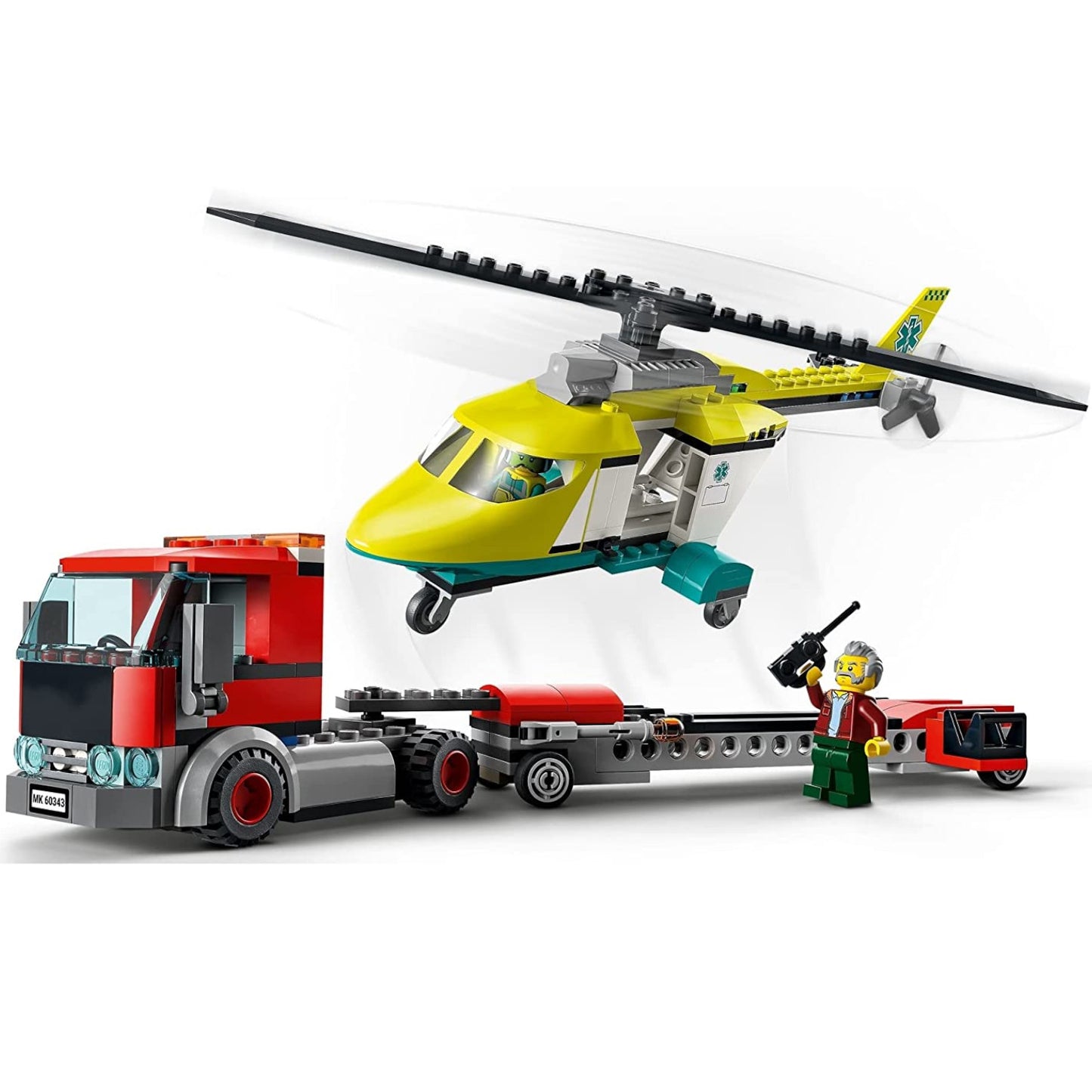 LEGO City Rescue Helicopter Transport 60343 1