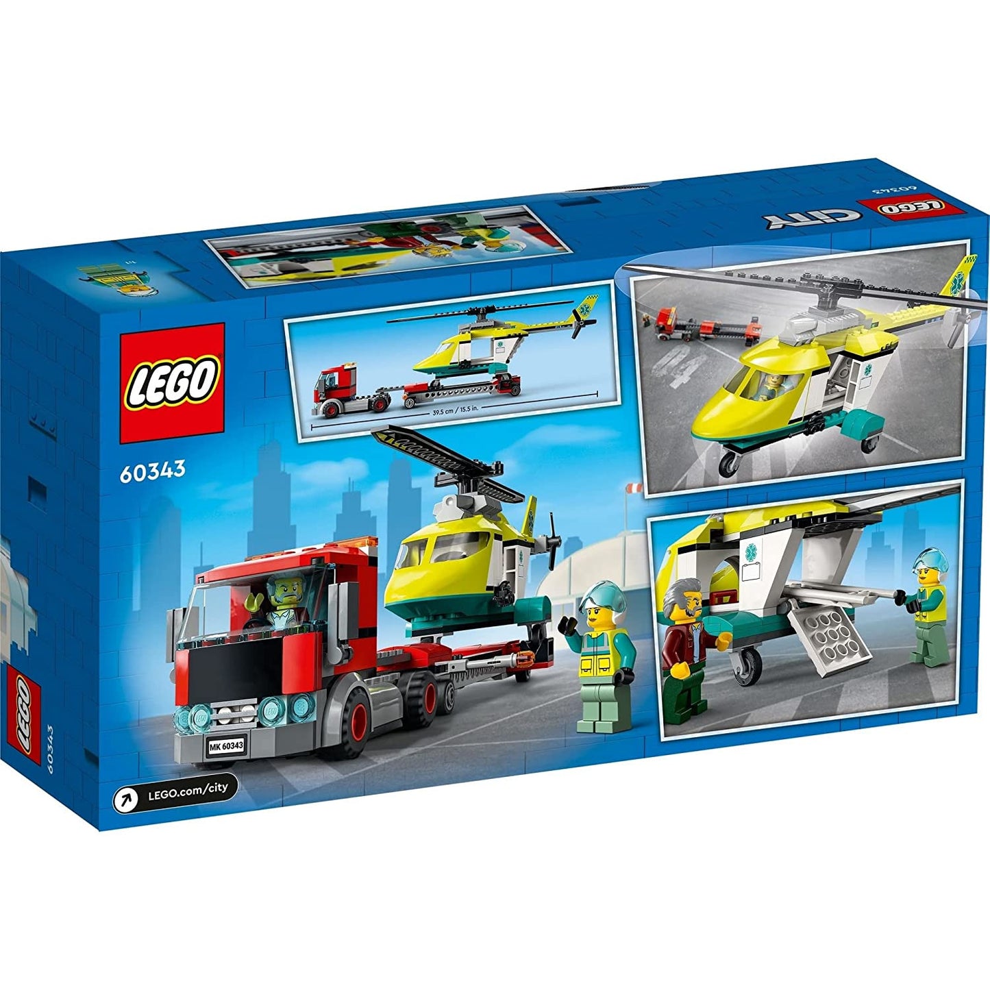 LEGO City Rescue Helicopter Transport 60343 5